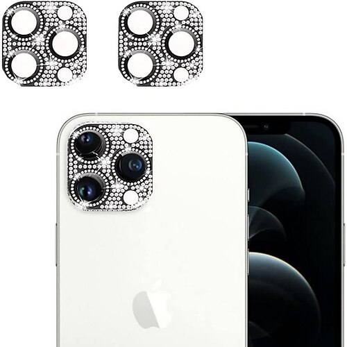 2 Pack 2 in 1 Shiny Crystal Camera Lens Protector Glitter Diamond Metal Lens Cover Glass Screen Full Protector Compatible with iPhone 13 Pro/iPhone13 Pro Max (Gold)
2 Pack 2 in 1 Shiny Crystal Camera Lens Protector Glitter Diamond Metal Lens Cover Glass Screen Full Protector Compatible with iPhone 13 Pro/iPhone13 Pro Max (Gold)