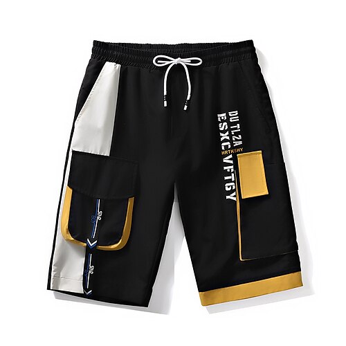 Men's Chic Modern Sports Chinos Shorts Patchwork Multi Pocket Elastic Drawstring Design Knee Length Pants Casual Daily Solid Colored Color Block Comfort Breathable Mid Waist Blue Yellow Khaki XL
Men's Chic Modern Sports Chinos Shorts Patchwork Multi Pocket Elastic Drawstring Design Knee Length Pants Casual Daily Solid Colored Color Block Comfort Breathable Mid Waist Blue Yellow Khaki XL