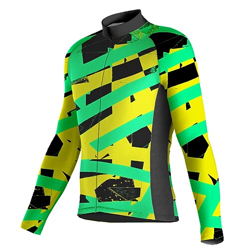 21Grams Men's Cycling Jersey Long Sleeve Bike Top with 3 Rear Pockets Mountain Bike MTB Road Bike Cycling Breathable Quick Dry Moisture Wicking Reflective Strips Yellow Polyester Spandex Sports
21Grams Men's Cycling Jersey Long Sleeve Bike Top with 3 Rear Pockets Mountain Bike MTB Road Bike Cycling Breathable Quick Dry Moisture Wicking Reflective Strips Yellow Polyester Spandex Sports
