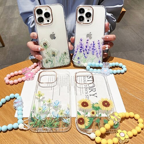 Phone Case For Apple Back Cover iPhone 14 Pro Max 13 Pro Max 12 Mini 11 Bumper Frame with Wrist Strap Soft Edges Transparent Flower TPU PC
Phone Case For Apple Back Cover iPhone 14 Pro Max 13 Pro Max 12 Mini 11 Bumper Frame with Wrist Strap Soft Edges Transparent Flower TPU PC