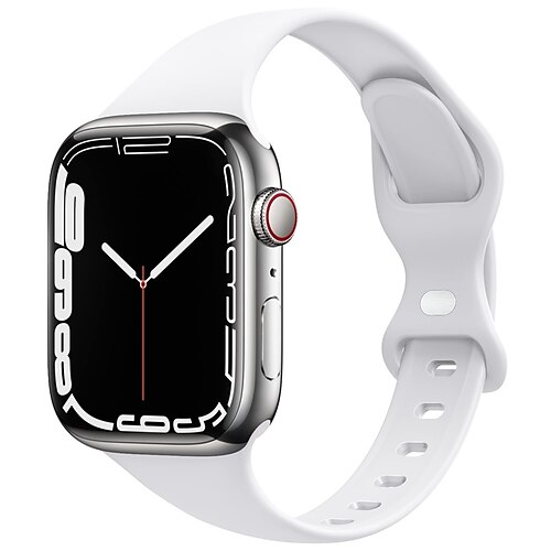 1PC Smart Watch Band Compatible with Apple iWatch Series 8 7 6 5 4 3 2 1 SE Sport Band for iWatch Smartwatch Strap Wristband Soft Silicone Waterproof Adjustable Breathable
1PC Smart Watch Band Compatible with Apple iWatch Series 8 7 6 5 4 3 2 1 SE Sport Band for iWatch Smartwatch Strap Wristband Soft Silicone Waterproof Adjustable Breathable
