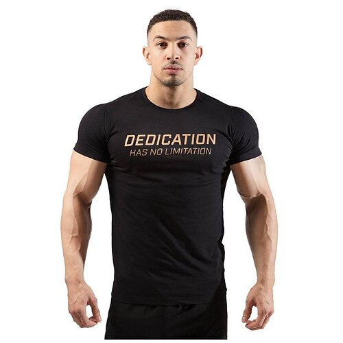 Men's Round Neck Short-Sleeved Cotton Self-Cultivation Fitness Training Fitness Top T-shirt
Men's Round Neck Short-Sleeved Cotton Self-Cultivation Fitness Training Fitness Top T-shirt