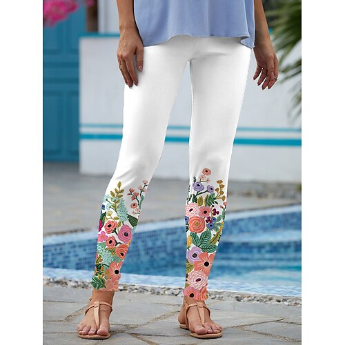 Dame Strømpebukse Leggings Blå Rosa Gul Medium Midje Designer Hip-hop treningsklær Fritidssport Yoga- og dansesko Trykt mønster Elastisk Ankel-lengde Midjekontroll Blomst S M L XL XXL / Mager
Dame Strømpebukse Leggings Blå Rosa Gul Medium Midje Designer Hip-hop treningsklær Fritidssport Yoga- og dansesko Trykt mønster Elastisk Ankel-lengde Midjekontroll Blomst S M L XL XXL / Mager