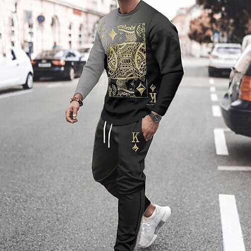 Men's Tracksuit Hoodies Set Graphic Patterned Graffiti 2 Piece Print Sports Outdoor Casual Sports 3D Print Sportswear Basic Essential Hoodies Sweatshirts White Black Blue
Men's Tracksuit Hoodies Set Graphic Patterned Graffiti 2 Piece Print Sports Outdoor Casual Sports 3D Print Sportswear Basic Essential Hoodies Sweatshirts White Black Blue