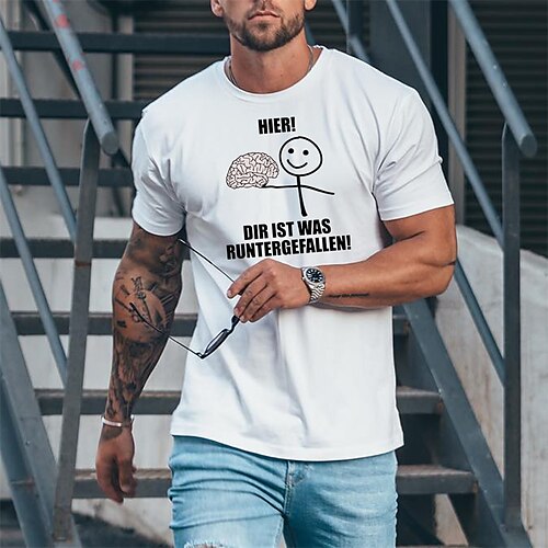 Herren Unisex T Shirt Buchstabe Grafik-Drucke Rundhalsausschnitt Weiß Heißprägen Outdoor Strasse Kurzarm Bedruckt Bekleidung Sport Designer Casual Groß und hoch / Sommer / Sommer
Herren Unisex T Shirt Buchstabe Grafik-Drucke Rundhalsausschnitt Weiß Heißprägen Outdoor Strasse Kurzarm Bedruckt Bekleidung Sport Designer Casual Groß und hoch / Sommer / Sommer