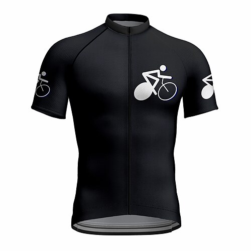 21Grams Men's Cycling Jersey Short Sleeve Bike Top with 3 Rear Pockets Mountain Bike MTB Road Bike Cycling Breathable Quick Dry Moisture Wicking Reflective Strips Black Graphic Polyester Spandex
21Grams Men's Cycling Jersey Short Sleeve Bike Top with 3 Rear Pockets Mountain Bike MTB Road Bike Cycling Breathable Quick Dry Moisture Wicking Reflective Strips Black Graphic Polyester Spandex