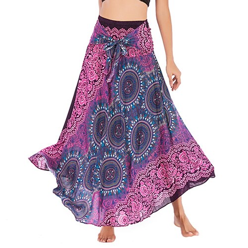 Women's Hippie Gypsy Summer Boho Swing Skirts Casual Daily Weekend Floral Print Green Blue Fuchsia One-Size / Maxi / Loose
Women's Hippie Gypsy Summer Boho Swing Skirts Casual Daily Weekend Floral Print Green Blue Fuchsia One-Size / Maxi / Loose