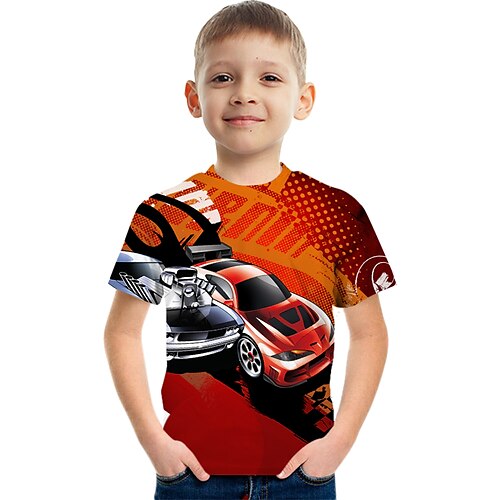 Kids Boys T shirt Tee Short Sleeve 3D Print Graphic Patterned Crewneck Yellow Red Children Tops Spring Summer Active Daily Outdoor Regular Fit 4-12 Years
Kids Boys T shirt Tee Short Sleeve 3D Print Graphic Patterned Crewneck Yellow Red Children Tops Spring Summer Active Daily Outdoor Regular Fit 4-12 Years