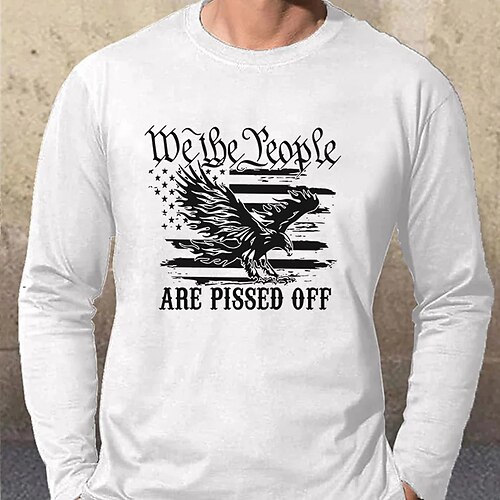 Men's Unisex T shirt Tee Hot Stamping Eagle Letter V Neck Street Casual Print Long Sleeve Tops Designer Simple Basic Casual White Black Navy Blue
Men's Unisex T shirt Tee Hot Stamping Eagle Letter V Neck Street Casual Print Long Sleeve Tops Designer Simple Basic Casual White Black Navy Blue