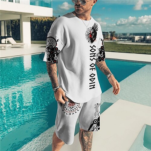 Men's T-shirt Suits Tennis Shirt Graphic Abstract Crew Neck Purple Brown Coffee White 3D Print Street Daily Short Sleeve Print Clothing Apparel 2pcs Basic Fashion Lightweight Casual / Summer / Spring
Men's T-shirt Suits Tennis Shirt Graphic Abstract Crew Neck Purple Brown Coffee White 3D Print Street Daily Short Sleeve Print Clothing Apparel 2pcs Basic Fashion Lightweight Casual / Summer / Spring