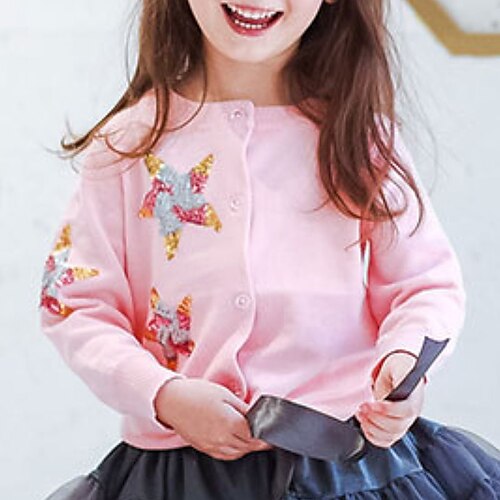 Kids Girls' Cardigan Graphic Daily Long Sleeve Cute Cotton 2-8 Years Winter Pink Gray
Kids Girls' Cardigan Graphic Daily Long Sleeve Cute Cotton 2-8 Years Winter Pink Gray