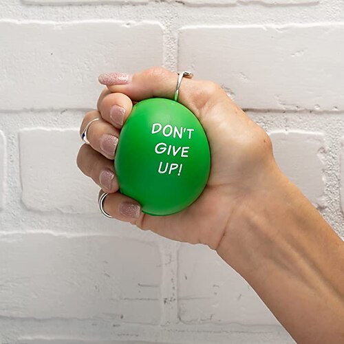 3 pcs 4pcs 6pcs Motivational Stress Balls for Adults and Kids - Hand Exercise Balls Grip Strengthener Hand Therapy Ball - Squishy Stress Balls for Adults Anxiety Stress Relief Toys for Teens
3 pcs 4pcs 6pcs Motivational Stress Balls for Adults and Kids - Hand Exercise Balls Grip Strengthener Hand Therapy Ball - Squishy Stress Balls for Adults Anxiety Stress Relief Toys for Teens