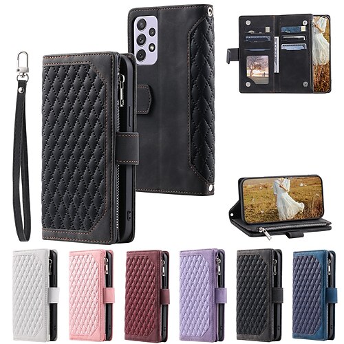 telefono Custodia Per Samsung Galaxy Porta carte di credito S23 S22 S21 S20 Plus Ultra A73 A53 A33 Cerniera con cinturino da polso Slot per porta carte Tinta unita Geometrica TPU pelle sintetica
telefono Custodia Per Samsung Galaxy Porta carte di credito S23 S22 S21 S20 Plus Ultra A73 A53 A33 Cerniera con cinturino da polso Slot per porta carte Tinta unita Geometrica TPU pelle sintetica