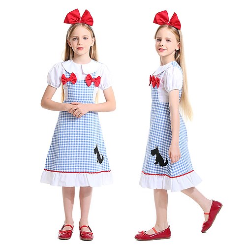 The Wizard of Oz Dorothy Dress Outfits Masquerade Girls' Movie Cosplay Cosplay Costume Party Blue Dress Headwear Masquerade Polyester
The Wizard of Oz Dorothy Dress Outfits Masquerade Girls' Movie Cosplay Cosplay Costume Party Blue Dress Headwear Masquerade Polyester