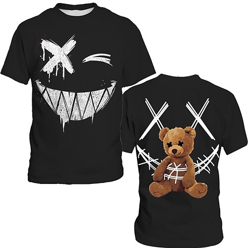 Kids Boys T shirt Tee Short Sleeve 3D Print Graphic Patterned Bear Animal Crewneck Black Blue Children Tops Spring Summer Active Daily Outdoor Regular Fit 4-12 Years
Kids Boys T shirt Tee Short Sleeve 3D Print Graphic Patterned Bear Animal Crewneck Black Blue Children Tops Spring Summer Active Daily Outdoor Regular Fit 4-12 Years