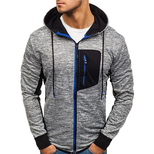 Men's Full Zip Hoodie Jacket Color Block Zipper Daily Holiday Going out non-printing Casual Streetwear Hoodies Sweatshirts Green Blue Red
Men's Full Zip Hoodie Jacket Color Block Zipper Daily Holiday Going out non-printing Casual Streetwear Hoodies Sweatshirts Green Blue Red