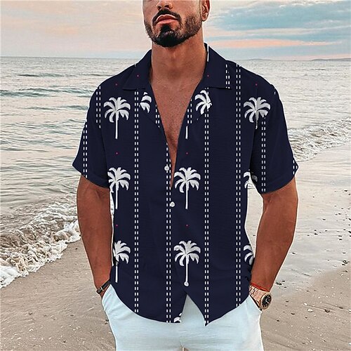 Men's Shirt 3D Print Coconut Tree Turndown Street Casual Button-Down Print Short Sleeve Tops Designer Casual Fashion Breathable Black / Summer / Spring / Summer
Men's Shirt 3D Print Coconut Tree Turndown Street Casual Button-Down Print Short Sleeve Tops Designer Casual Fashion Breathable Black / Summer / Spring / Summer