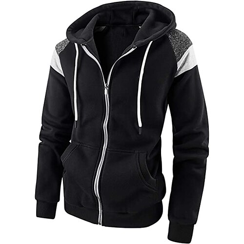 Men's Full Zip Hoodie Jacket Color Block Zipper Pocket Daily Holiday Going out non-printing Casual Streetwear Hoodies Sweatshirts Black Royal Blue Light gray
Men's Full Zip Hoodie Jacket Color Block Zipper Pocket Daily Holiday Going out non-printing Casual Streetwear Hoodies Sweatshirts Black Royal Blue Light gray