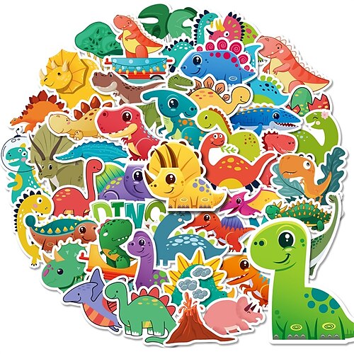 100 PCS Dinosaur Stickers for Student Notebook Gifts Waterproof Self-adhesive Cartoon for Women Men Girls
100 PCS Dinosaur Stickers for Student Notebook Gifts Waterproof Self-adhesive Cartoon for Women Men Girls