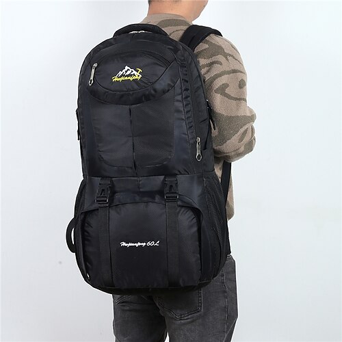 60 L Hiking Backpack Anti-Slip Fast Dry Wearable Outdoor Fitness Hunting Hiking Climbing Polyester Spandex Nylon Black Sky Blue Dark Blue
60 L Hiking Backpack Anti-Slip Fast Dry Wearable Outdoor Fitness Hunting Hiking Climbing Polyester Spandex Nylon Black Sky Blue Dark Blue