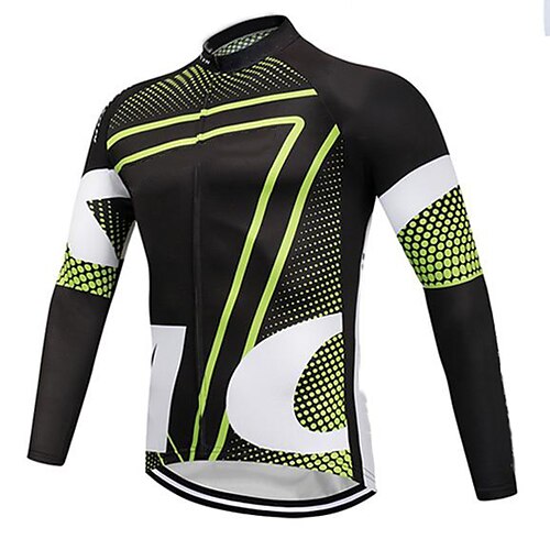 21Grams Men's Cycling Jersey Long Sleeve Bike Top with 3 Rear Pockets Mountain Bike MTB Road Bike Cycling Breathable Quick Dry Moisture Wicking Reflective Strips Black Polka Dot Polyester Spandex
21Grams Men's Cycling Jersey Long Sleeve Bike Top with 3 Rear Pockets Mountain Bike MTB Road Bike Cycling Breathable Quick Dry Moisture Wicking Reflective Strips Black Polka Dot Polyester Spandex