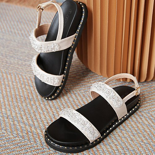 Women's Sandals Flat Sandals Flat Heel Open Toe Elegant Sweet Daily Office Faux Leather Buckle Spring Summer Solid Colored Almond Black
Women's Sandals Flat Sandals Flat Heel Open Toe Elegant Sweet Daily Office Faux Leather Buckle Spring Summer Solid Colored Almond Black