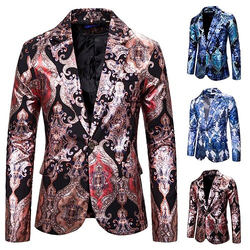 Men's Blazer Windproof Street Single Breasted Graphic 3D Printed Graphic Turndown Streetwear Jacket Outerwear Long Sleeve Pocket Winter
Men's Blazer Windproof Street Single Breasted Graphic 3D Printed Graphic Turndown Streetwear Jacket Outerwear Long Sleeve Pocket Winter