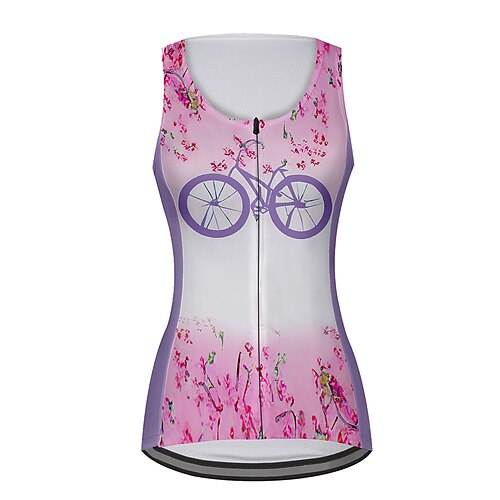21Grams Women's Cycling Vest Sleeveless Rosy Pink Floral Botanical Bike Breathable Quick Dry Reflective Strips Back Pocket Polyester Spandex Sports Floral Botanical Clothing Apparel
21Grams Women's Cycling Vest Sleeveless Rosy Pink Floral Botanical Bike Breathable Quick Dry Reflective Strips Back Pocket Polyester Spandex Sports Floral Botanical Clothing Apparel