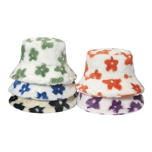 Winter Bucket Hat for Women Blue Flower Print Thickened Warm Plush Fisherman Cap Cute Women's Hats
Winter Bucket Hat for Women Blue Flower Print Thickened Warm Plush Fisherman Cap Cute Women's Hats