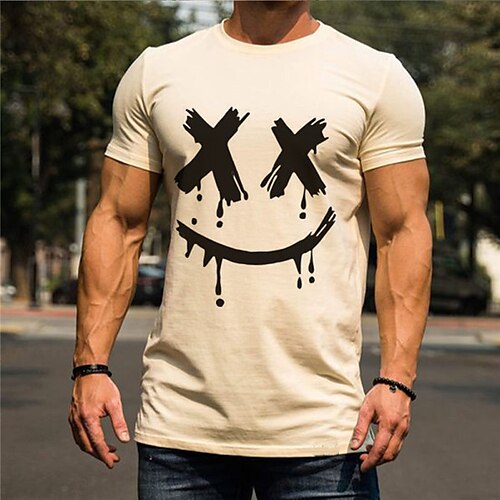 Men's Unisex T shirt Tee Hot Stamping Graphic Prints Crew Neck Expression Street Daily Print Short Sleeve Tops Designer Casual Big and Tall Sports Khaki / Summer
Men's Unisex T shirt Tee Hot Stamping Graphic Prints Crew Neck Expression Street Daily Print Short Sleeve Tops Designer Casual Big and Tall Sports Khaki / Summer