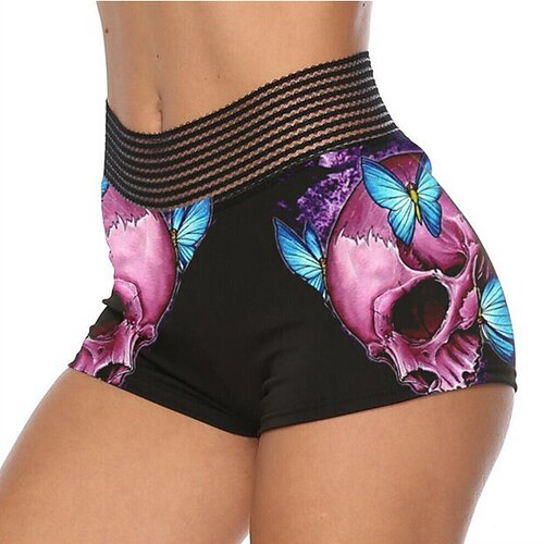 Women's Shorts Blue Purple Red Mid Waist Fashion Casual Weekend Print Stretchy Short Tummy Control Skull S M L XL XXL / Slim
Women's Shorts Blue Purple Red Mid Waist Fashion Casual Weekend Print Stretchy Short Tummy Control Skull S M L XL XXL / Slim