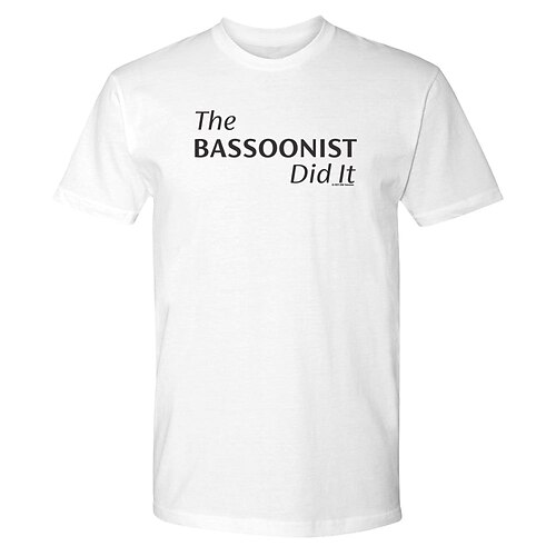 Inspired by Only Murders in the Building The Bassoonist Did It T-shirt TV Movie 100% Polyester Anime Classic Street Style T-shirt For Men's / Women's / Couple's
Inspired by Only Murders in the Building The Bassoonist Did It T-shirt TV Movie 100% Polyester Anime Classic Street Style T-shirt For Men's / Women's / Couple's