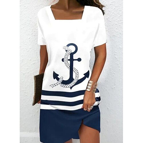 Mujer Vestido informal Mini vestido Blanco Manga Corta Estampado Estampado Primavera Verano Escote en U Casual Fin de semana 2023 S M L XL XXL 3XL 4XL
Mujer Vestido informal Mini vestido Blanco Manga Corta Estampado Estampado Primavera Verano Escote en U Casual Fin de semana 2023 S M L XL XXL 3XL 4XL