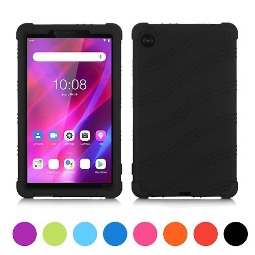 

Fashion Soft Case For Lenovo Tab M7(TB-7305F) 7.0 inch Shockproof with Stand Back Cover Solid Colored Silicone