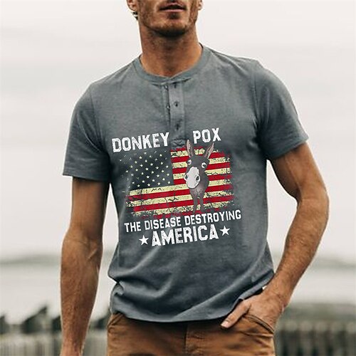 Men's Henley Shirt Tee T shirt Tee 3D Print Graphic Patterned National Flag Plus Size Henley Daily Sports Button-Down Print Short Sleeve Tops Designer Basic Casual Classic Gray / Summer / Summer
Men's Henley Shirt Tee T shirt Tee 3D Print Graphic Patterned National Flag Plus Size Henley Daily Sports Button-Down Print Short Sleeve Tops Designer Basic Casual Classic Gray / Summer / Summer