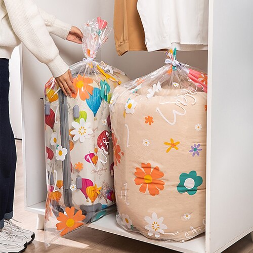5 Pcs Quilt Storage Bag Transparent Cotton Quilt Bag Multi-Functional Dust Bag Toy Sundries Storage Bag Moving Bag
5 Pcs Quilt Storage Bag Transparent Cotton Quilt Bag Multi-Functional Dust Bag Toy Sundries Storage Bag Moving Bag
