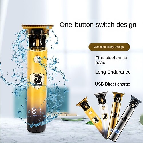Vintage t9 Hair trimmer machine Cordless Hair cutter finishing machine Beard Clipper hair for men Electric shaver USB Sale
Vintage t9 Hair trimmer machine Cordless Hair cutter finishing machine Beard Clipper hair for men Electric shaver USB Sale