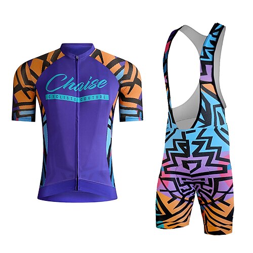Men's Short Sleeve Cycling Jersey with Bib Shorts Blue Bike 3D Pad Breathable Quick Dry Sports Graphic Clothing Apparel
Men's Short Sleeve Cycling Jersey with Bib Shorts Blue Bike 3D Pad Breathable Quick Dry Sports Graphic Clothing Apparel