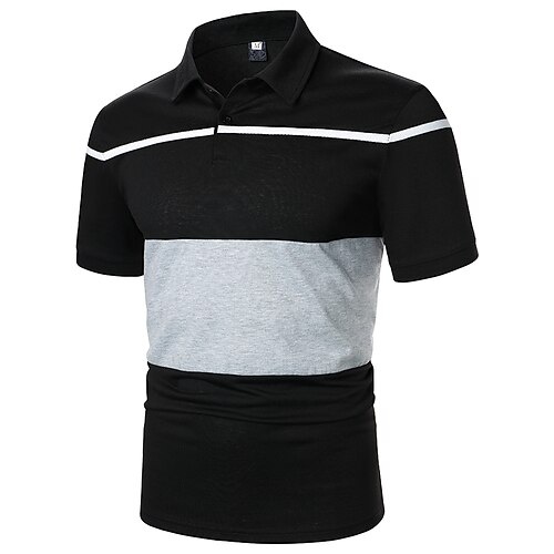 Men's Golf Shirt Dress Shirt Casual Shirt Shirt Print Curve Waves Geometry Button Down Collar Casual Leisure Sports Color Block Button-Down Short Sleeve Tops Simple Color Block Casual Fashion Black
Men's Golf Shirt Dress Shirt Casual Shirt Shirt Print Curve Waves Geometry Button Down Collar Casual Leisure Sports Color Block Button-Down Short Sleeve Tops Simple Color Block Casual Fashion Black