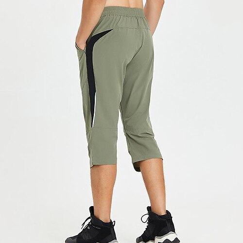 Men's Hiking Pants Trousers Summer Outdoor Breathable Water Resistant Quick Dry Lightweight Capri Pants Bottoms Drawstring Elastic Waist Black Light Green Camping / Hiking / Caving S M L XL 2XL
Men's Hiking Pants Trousers Summer Outdoor Breathable Water Resistant Quick Dry Lightweight Capri Pants Bottoms Drawstring Elastic Waist Black Light Green Camping / Hiking / Caving S M L XL 2XL