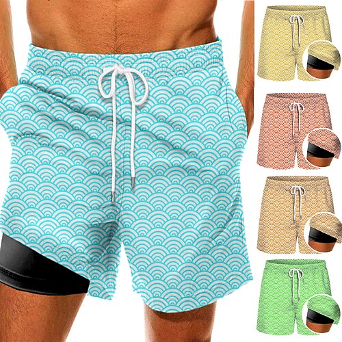 Men's Swim Trunks Swim Shorts Quick Dry Board Shorts Bathing Suit Compression Liner with Pockets Drawstring Swimming Surfing Beach Water Sports Printed Summer
Men's Swim Trunks Swim Shorts Quick Dry Board Shorts Bathing Suit Compression Liner with Pockets Drawstring Swimming Surfing Beach Water Sports Printed Summer