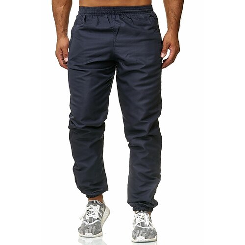 Men's Joggers Trousers Casual Pants Elastic Waistband Baggy Solid Color Comfort Sports Full Length Daily Gym Sports Stylish Navy White
Men's Joggers Trousers Casual Pants Elastic Waistband Baggy Solid Color Comfort Sports Full Length Daily Gym Sports Stylish Navy White