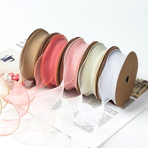 

Fishtail Yarn Floral Arrangement Flowers Gift Bouquet Packaging Packing Flower Paper Material Wave Yarn Ribbon Ribbon