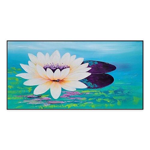 Handmade Oil Painting Canvas Wall Art Decoration Lotus Flowers for Home Decor Rolled Frameless Unstretched Painting
Handmade Oil Painting Canvas Wall Art Decoration Lotus Flowers for Home Decor Rolled Frameless Unstretched Painting