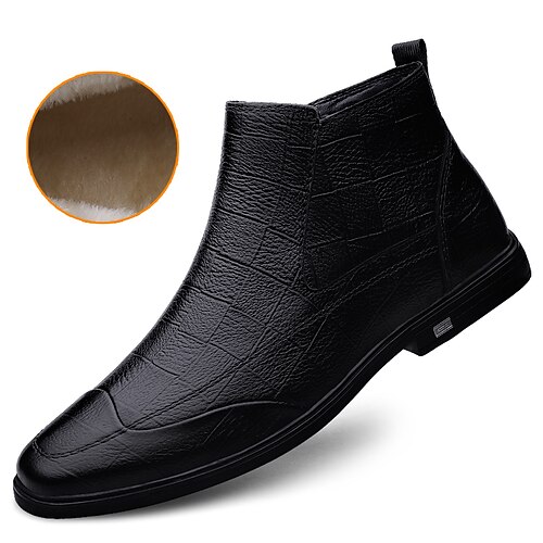 Men's Boots Casual British Daily Nappa Leather Booties / Ankle Boots Black Brown Fall Winter
Men's Boots Casual British Daily Nappa Leather Booties / Ankle Boots Black Brown Fall Winter