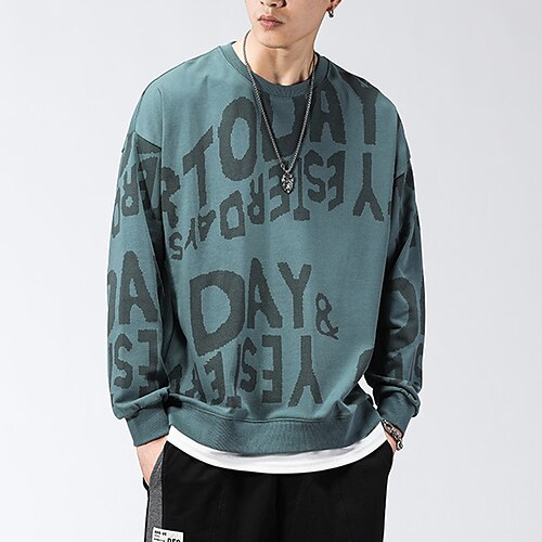 Men's Sweatshirt Graphic Patterned Letter Print Daily Sports Streetwear 3D Print Casual Big and Tall Hoodies Sweatshirts Long Sleeve Green Black Red / Spring / Summer
Men's Sweatshirt Graphic Patterned Letter Print Daily Sports Streetwear 3D Print Casual Big and Tall Hoodies Sweatshirts Long Sleeve Green Black Red / Spring / Summer