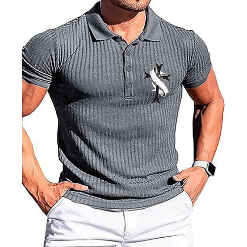 Men's Collar Polo Shirt Knit Polo Sweater Golf Shirt Solid Color Cross Turndown Wine Khaki Light gray Dark Gray Navy Blue Outdoor Casual Short Sleeve Button-Down Clothing Apparel Casual Slim Fit
Men's Collar Polo Shirt Knit Polo Sweater Golf Shirt Solid Color Cross Turndown Wine Khaki Light gray Dark Gray Navy Blue Outdoor Casual Short Sleeve Button-Down Clothing Apparel Casual Slim Fit