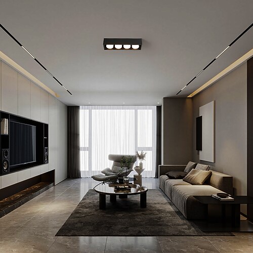 4-Light 6-Light 40 cm Firkantet linjedesign Loftslamper Metal LED Nordisk stil 220-240V
4-Light 6-Light 40 cm Firkantet linjedesign Loftslamper Metal LED Nordisk stil 220-240V