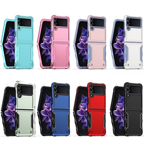 Phone Case For Samsung Galaxy Back Cover Classic Series Z Flip 4 Z Flip 3 Military Grade Protection Shockproof Armor TPU PC
Phone Case For Samsung Galaxy Back Cover Classic Series Z Flip 4 Z Flip 3 Military Grade Protection Shockproof Armor TPU PC