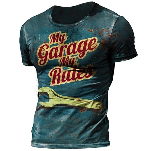 Men's T shirt Tee 3D Print Graphic Patterned Slogan Letter Crew Neck Street Casual Print Short Sleeve Tops Basic Fashion Classic Comfortable Blue / Summer / Sports / Summer
Men's T shirt Tee 3D Print Graphic Patterned Slogan Letter Crew Neck Street Casual Print Short Sleeve Tops Basic Fashion Classic Comfortable Blue / Summer / Sports / Summer